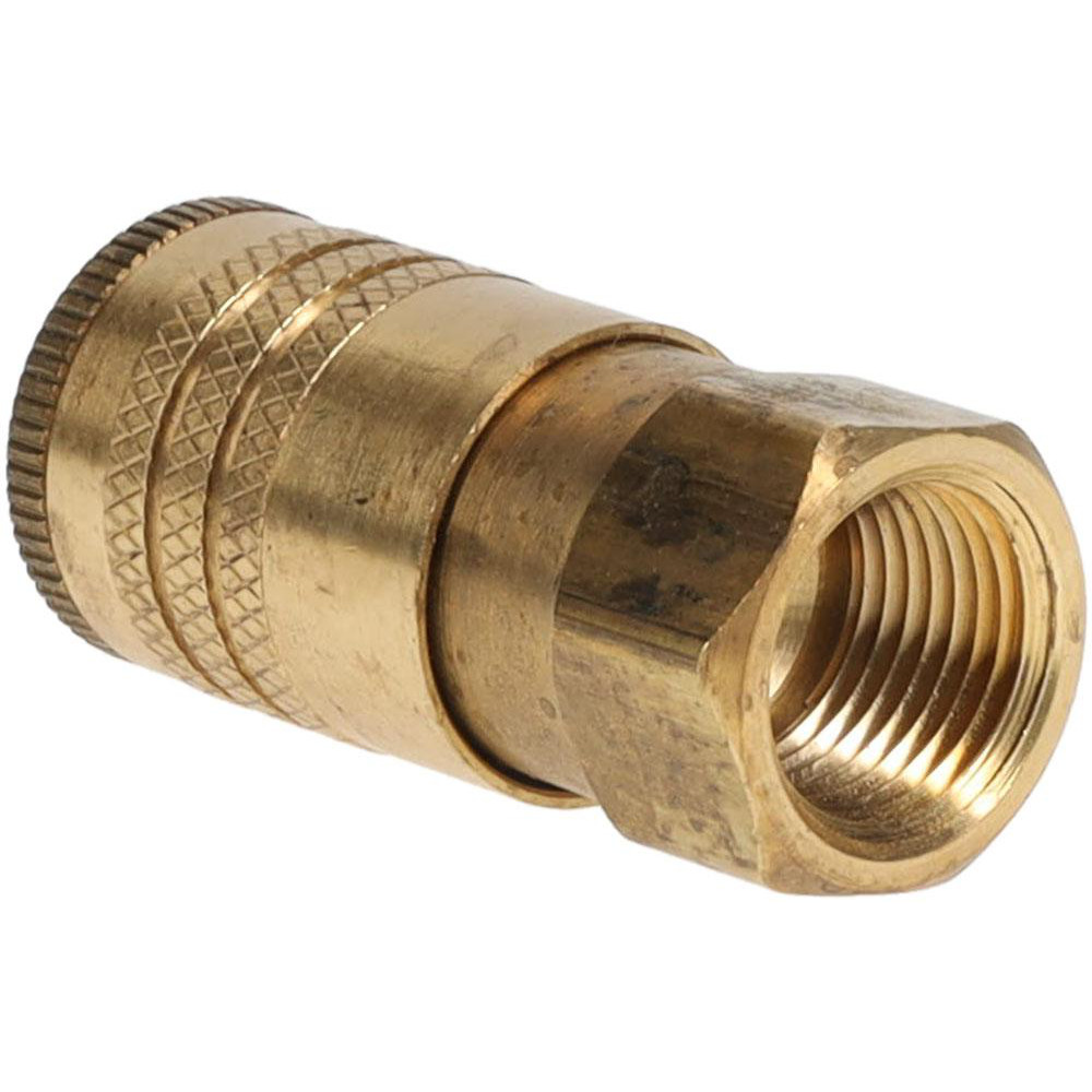Parker Pneumatic Hose Coupling: 3/8-18, 1/4" Body Dia, ARO Interchange - B53E