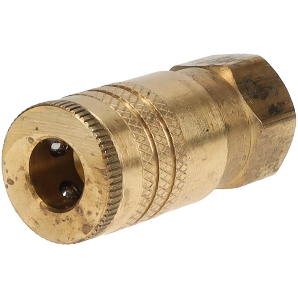 Parker Pneumatic Hose Coupling: 3/8-18, 1/4" Body Dia, ARO Interchange - B53E