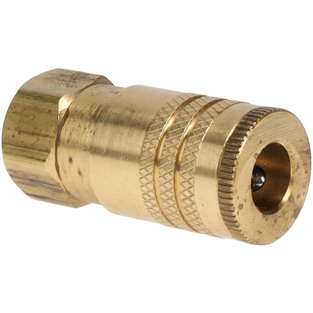 Parker Pneumatic Hose Coupling: 3/8-18, 1/4" Body Dia, ARO Interchange - B53E