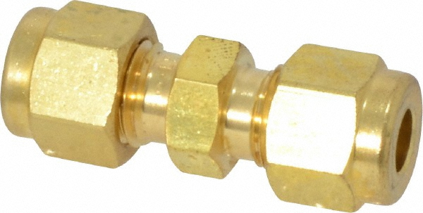 Parker Compression Tube Connector: 3/8" Tube OD, Compression x MNPT - 6-2 FBZ-B
