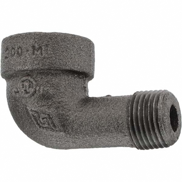 Value Collection Black 90 deg Street Elbow: 1/2", Threaded - B92 15 300#