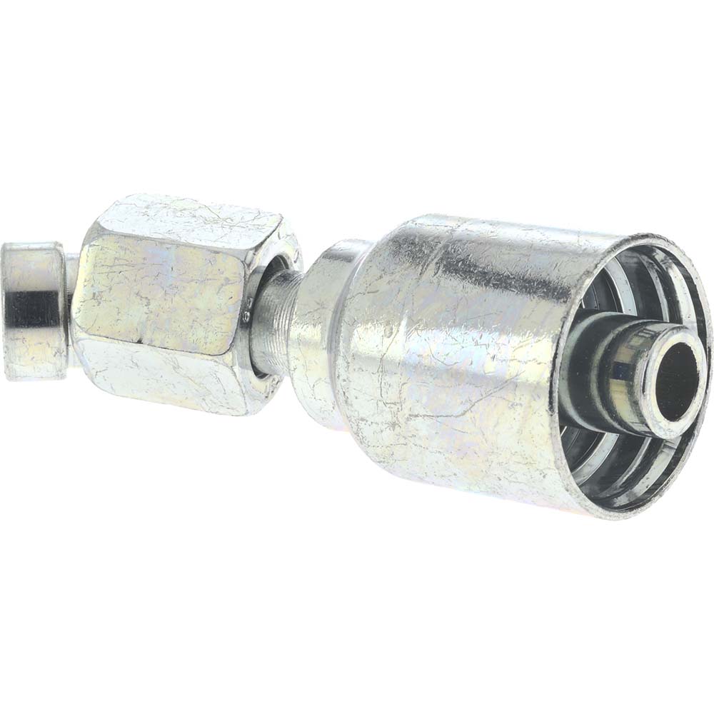 Parker Hydraulic Hose 45 ° Elbow: 0.375" ID, 6 mm, 1/2" - KP80014