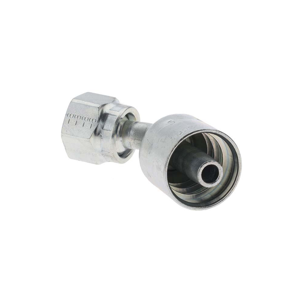 Parker Hydraulic Hose 45 ° Elbow: 0.375" ID, 6 mm, 1/2" - KP80014