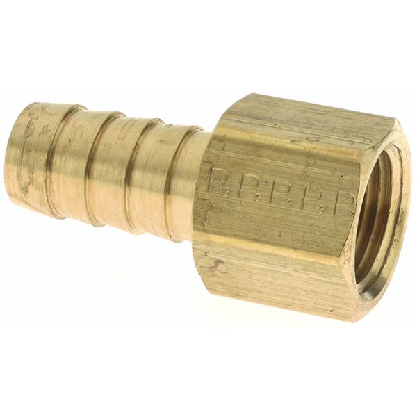 Parker Barbed Hose Fitting: 3/8" x 1/2" ID Hose - 11326