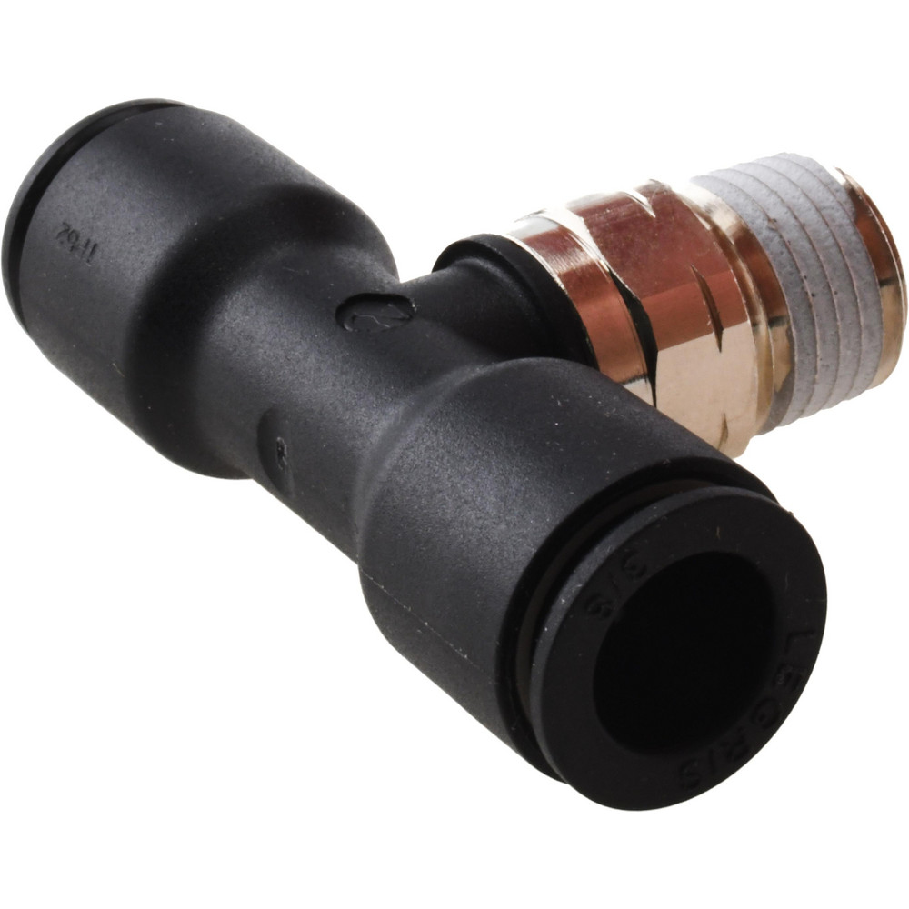 Legris Push-to-Connect Fitting: Male Branch Tee, NPT, 3/8" OD - 3108 60 14
