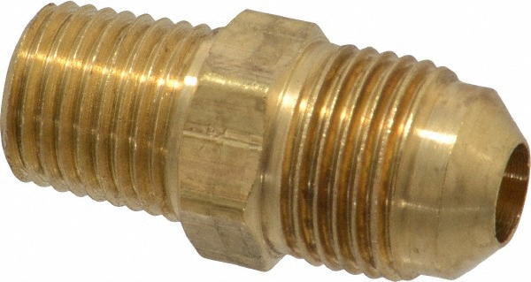 CerroBrass Barbed Push-On Hose Female Connector: 5/8" UNF, Brass, 3/8" Barb - 30252