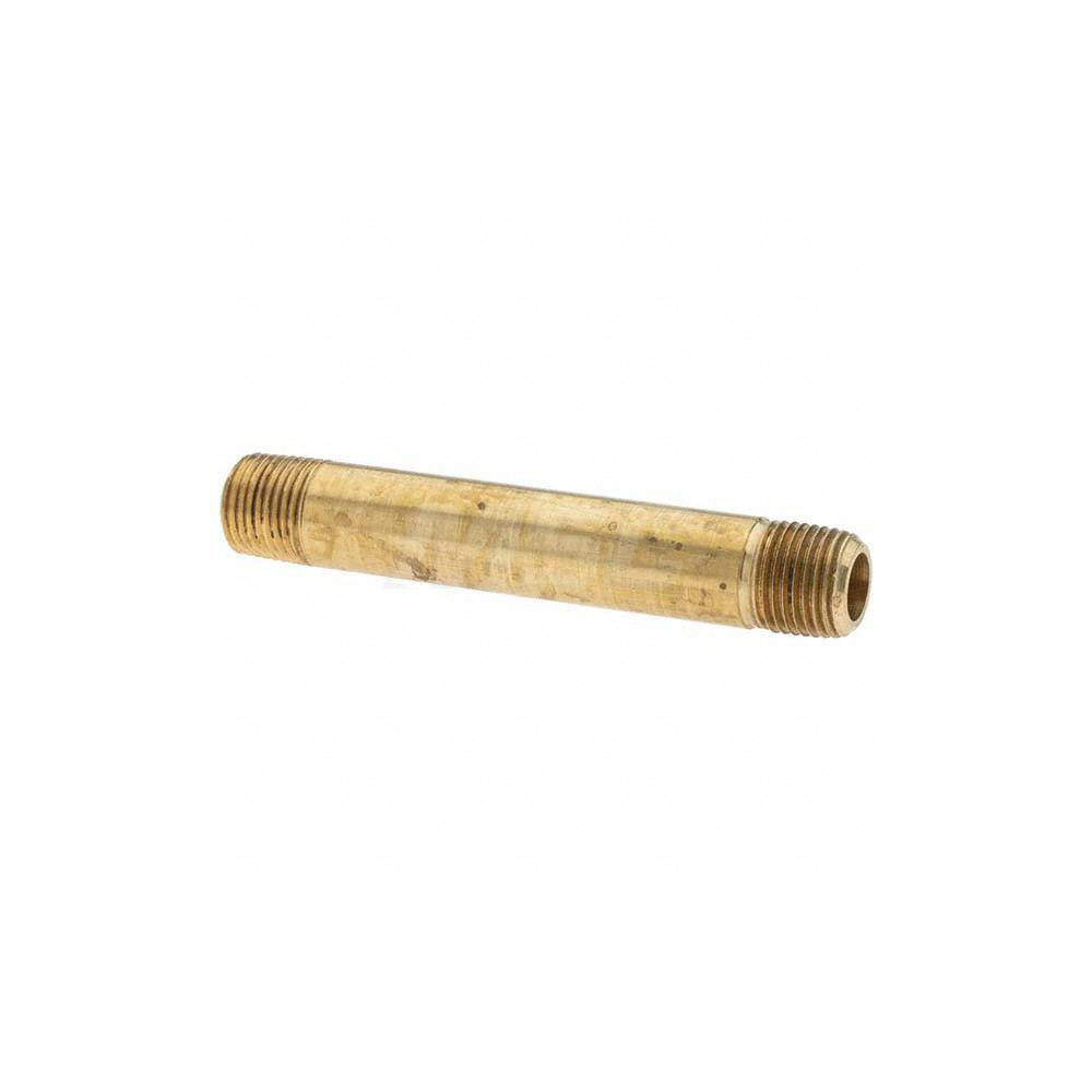 Parker Industrial Pipe Long Nipple: 1/8" Male Thread, MNPTF - -11099-4