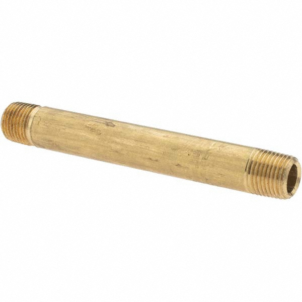 Parker Industrial Pipe Long Nipple: 1/8" Male Thread, MNPTF - -11099-4