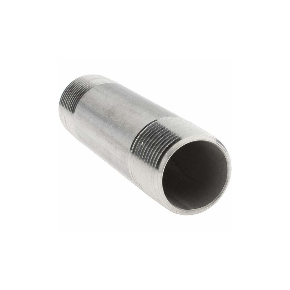 Value Collection Stainless Steel Pipe Nipple: 1" Pipe, Grade 316 & 316L - 6BN1*41/2