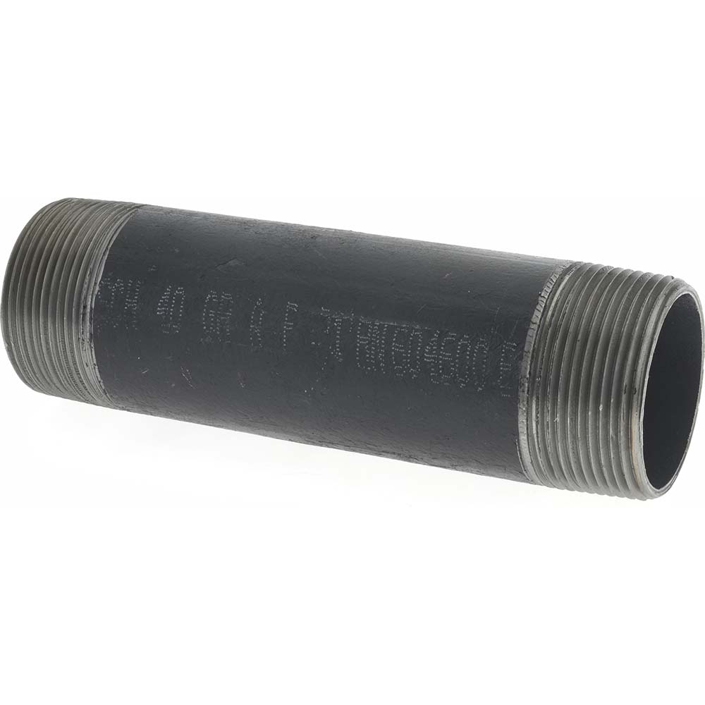 Value Collection Black Pipe Nipple: 1-1/2" Dia x 5-1/2" Long, Schedule 80 - XNB08055