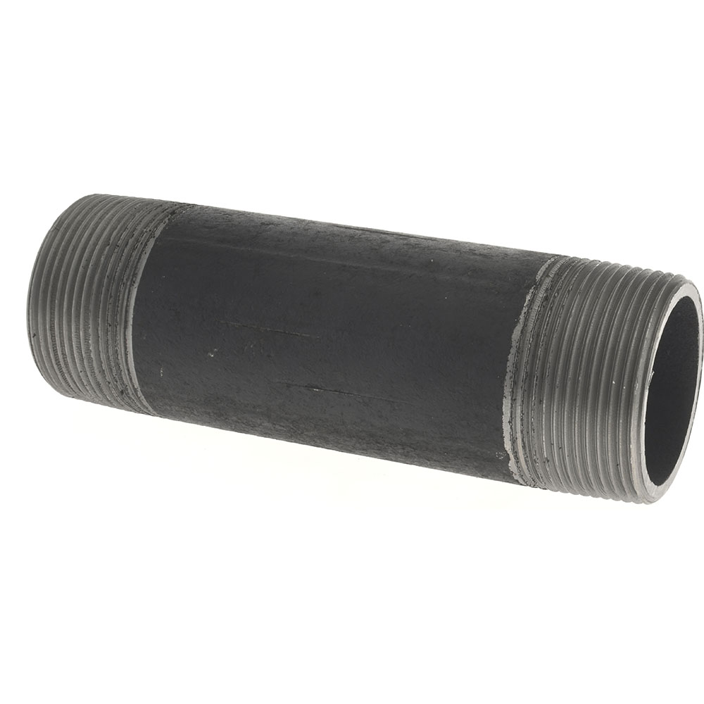Value Collection Black Pipe Nipple: 1-1/2" Dia x 5-1/2" Long, Schedule 80 - XNB08055