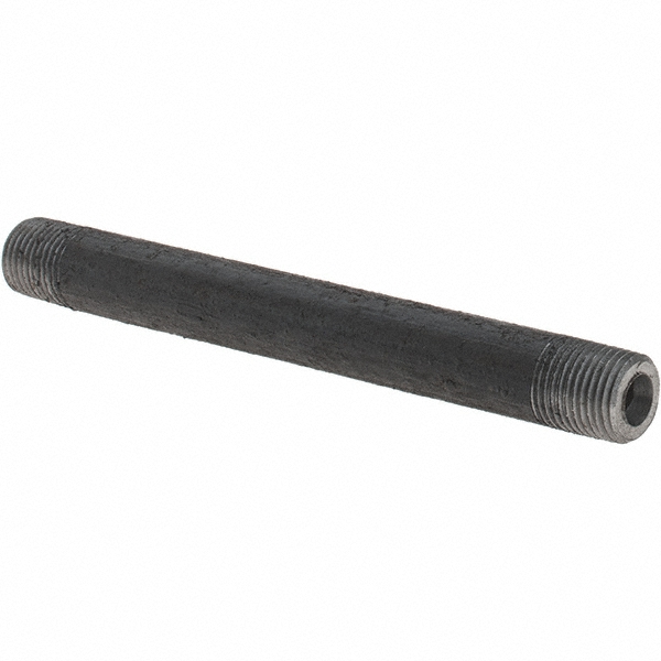 Anvil Black Pipe Nipple: 1/8" Dia x 3-1/2" Long, Schedule 80 - 0330501206