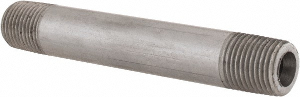 Anvil Black Pipe Nipple: 1/8" Dia x 3-1/2" Long, Schedule 80 - 0330501206