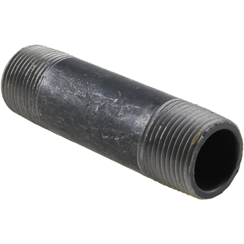Anvil Black Pipe Nipple: 1/8" Dia x 3-1/2" Long, Schedule 80 - 0330501206