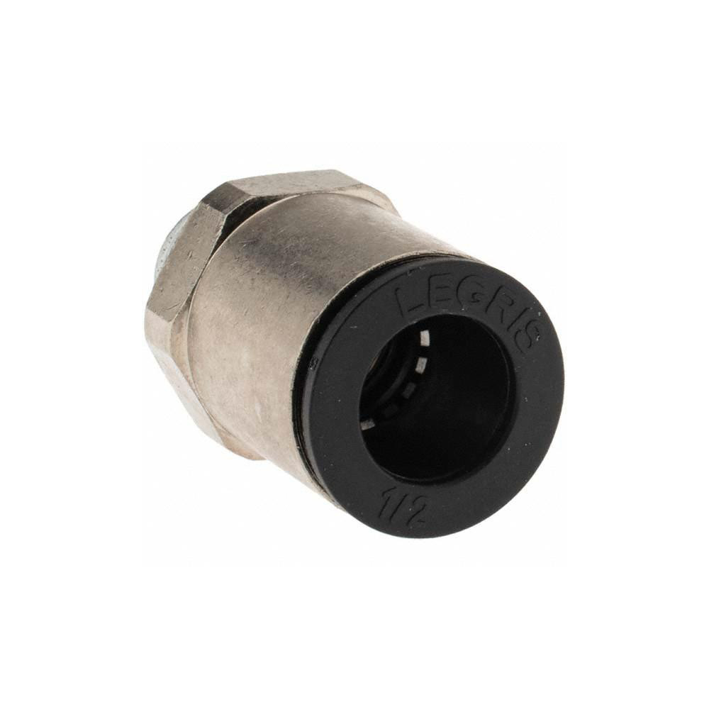 Parker Push-to-Connect Tube x MNPT Fitting: Connector, NPT, 1/2" OD - KP23947