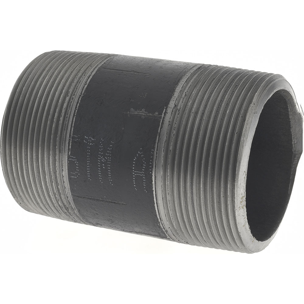 Value Collection Black Pipe Nipple: 2" Dia x 3-1/2" Long, Schedule 40 - NB09035