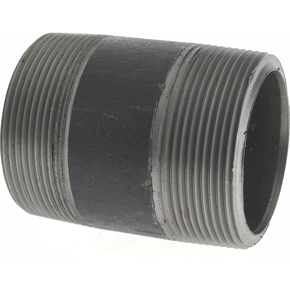 Value Collection Black Pipe Nipple: 2" Dia x 3-1/2" Long, Schedule 40 - NB09035