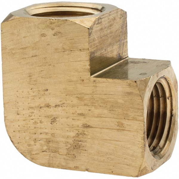 Parker Industrial Pipe 90 ° Female Elbow: 1/2" Female Thread, FNPTF - 10845