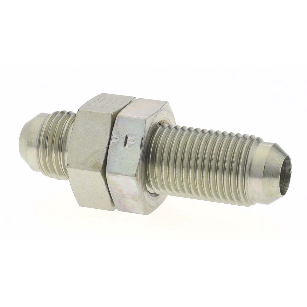Parker Steel Flared Tube Union: 3/4" OD, 37 deg Flared Angle - 12 HTX-S