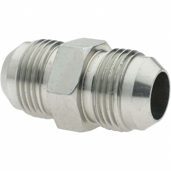 Parker Steel Flared Tube Union: 3/4" OD, 37 deg Flared Angle - 12 HTX-S