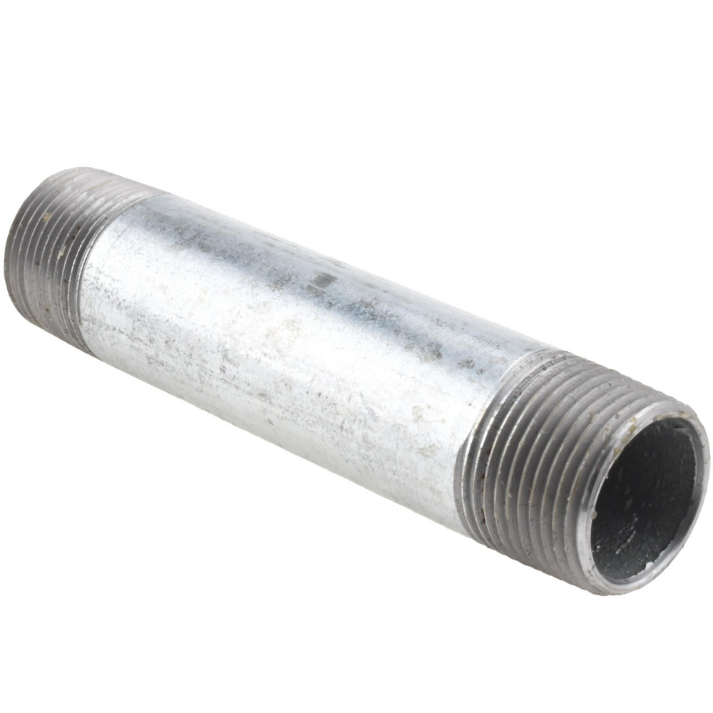 Value Collection Galvanized Pipe Nipple: 3/4", 3-1/2" Long, Schedule 40, Steel - NG05035