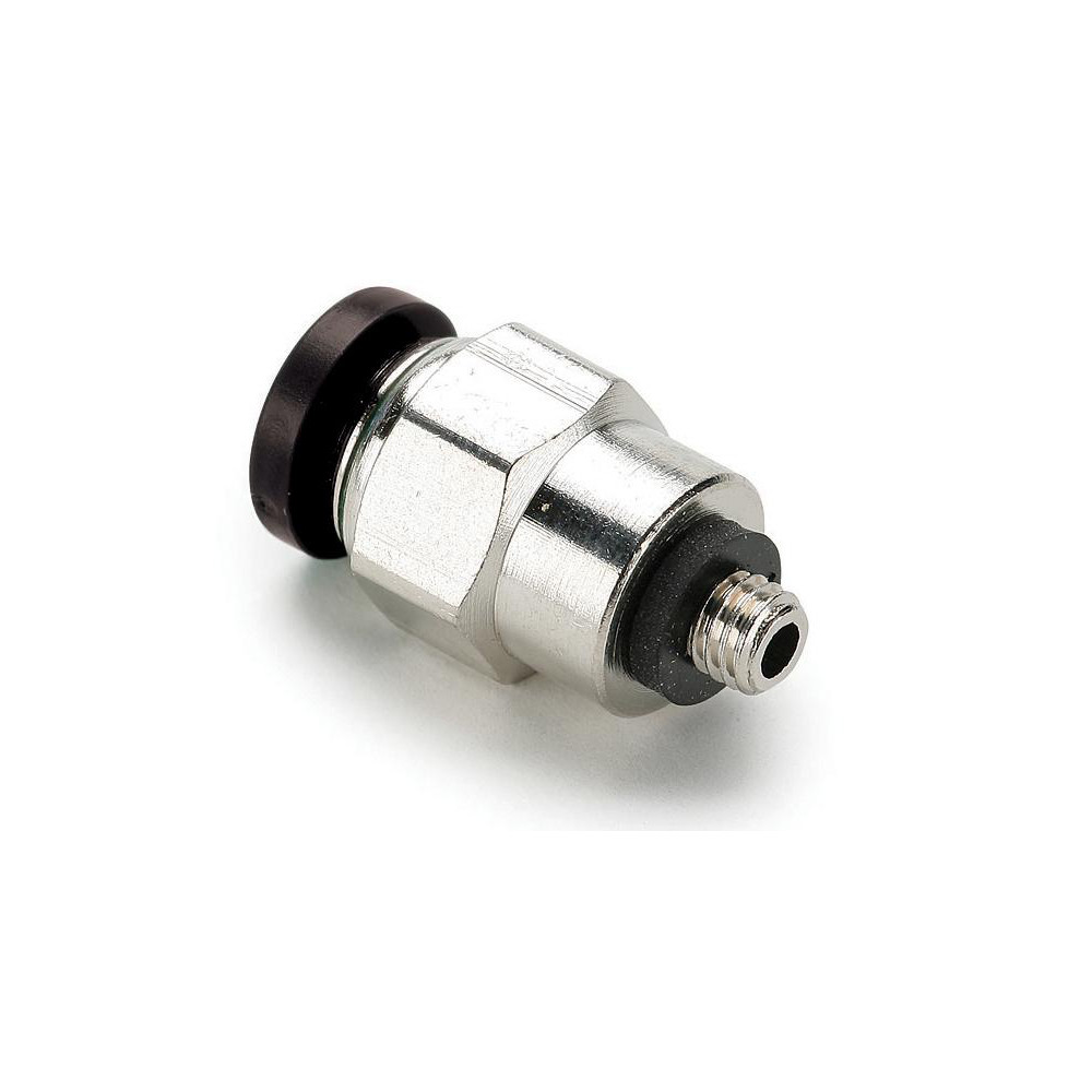 Legris Push-to-Connect Push-to-Connect Fitting: Connector, #10-32 Thread, UNF, 5/32" OD - 3171 04 20