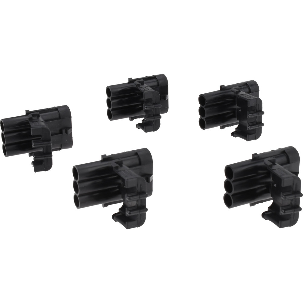 Parker Compression Tube Bulkhead Coupler Body: 1/4" Tube OD, Tube x Plug-In Stem - 392P-4-4