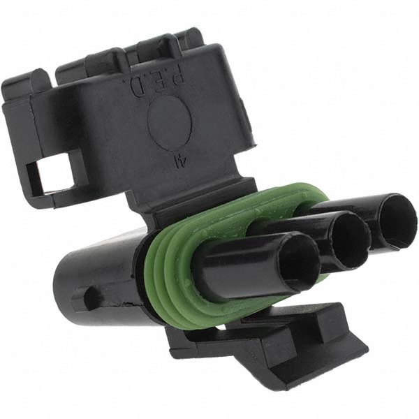 Parker Compression Tube Bulkhead Coupler Body: 1/4" Tube OD, Tube x Plug-In Stem - 392P-4-4