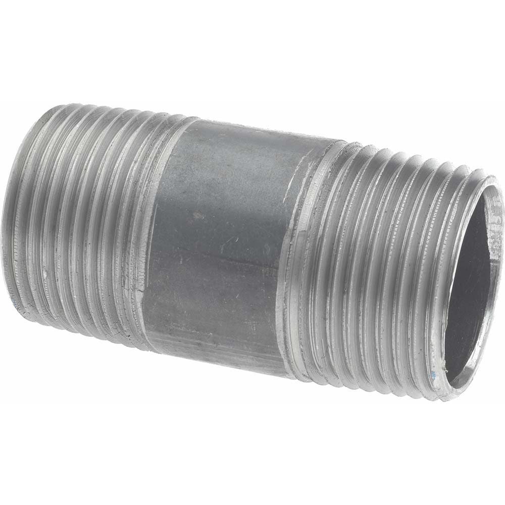Value Collection Black Pipe Nipple: 1-1/2" Dia x 2" Long, Schedule 40 - MSCNB08020