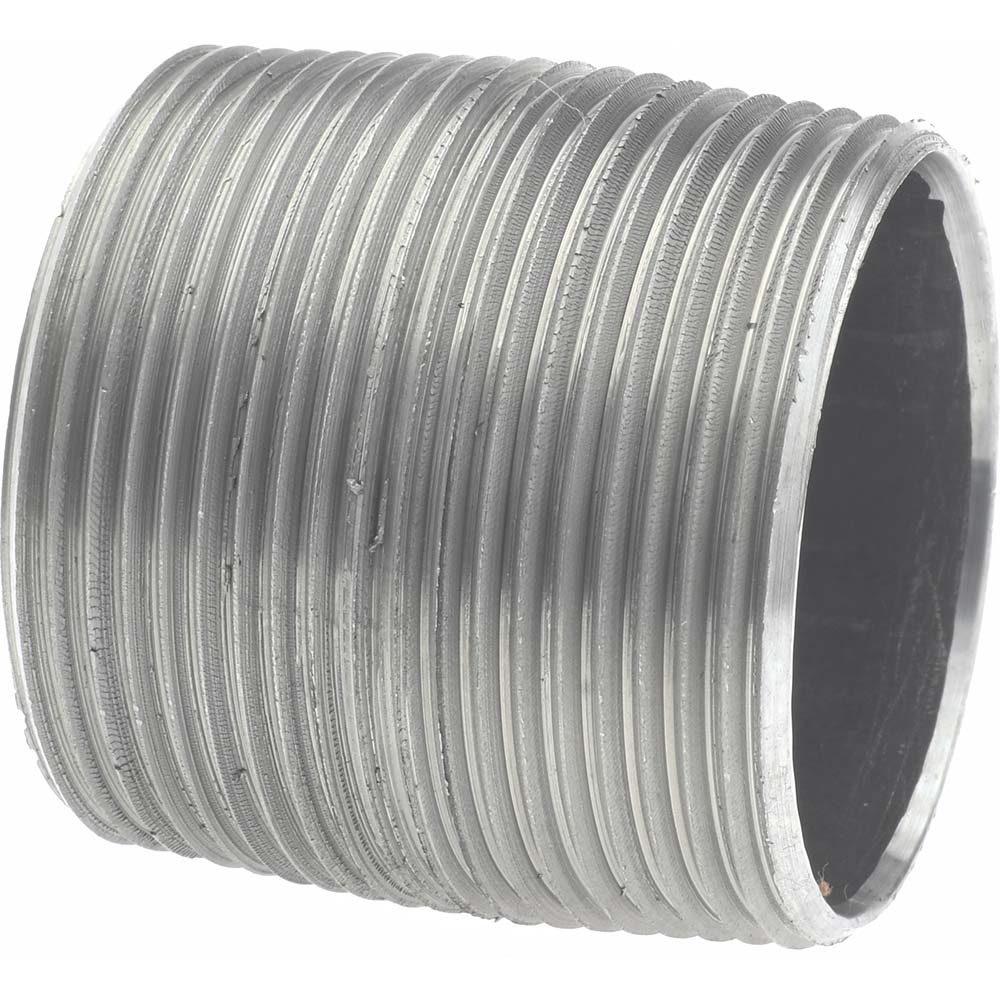 Value Collection Black Pipe Nipple: 1-1/2" Dia x 2" Long, Schedule 40 - MSCNB08020