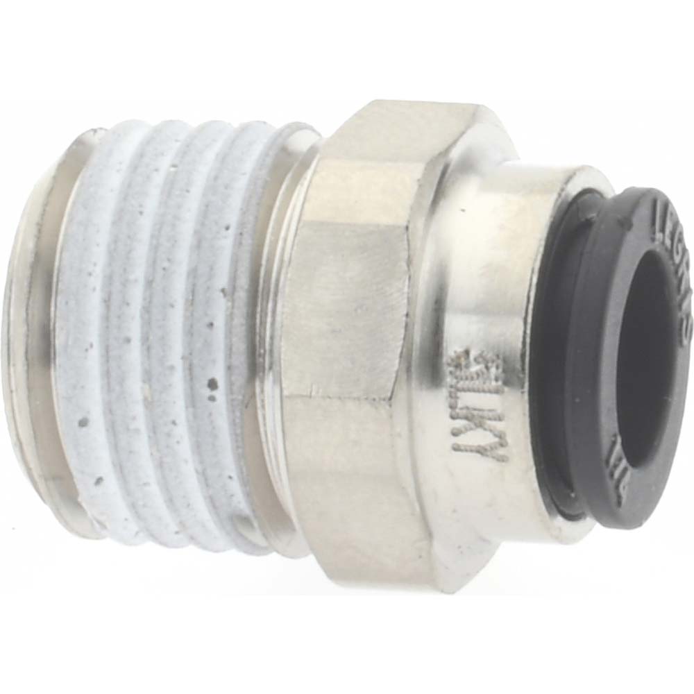 Legris Push-to-Connect Tube x Male x Tube x Male BSPT Fitting: Connector, BSPT, 4.00 mm OD - 3805 04 13