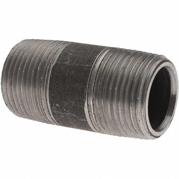 Value Collection Black Pipe Nipple: 3/4" Dia x 3-1/2" Long, Schedule 40 - MSCNB05035