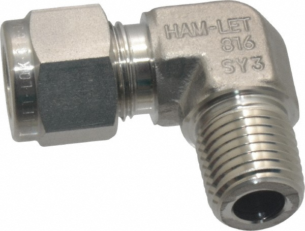 Ham-Let Compression Tube Back Ferrule: 1/4" Tube OD, Tube OD - 3500116