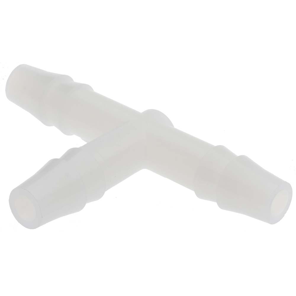 NewAge Industries Barbed Tube Connector: 1/4" Barbs, 1/4" NPT - 5000205