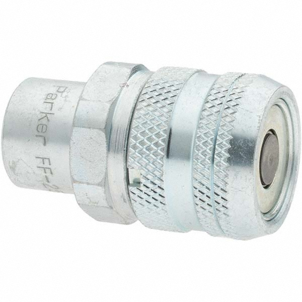 Parker Hydraulic Hose Coupler: 4 mm, 1/4-18, 5,000 psi - PQ-00051