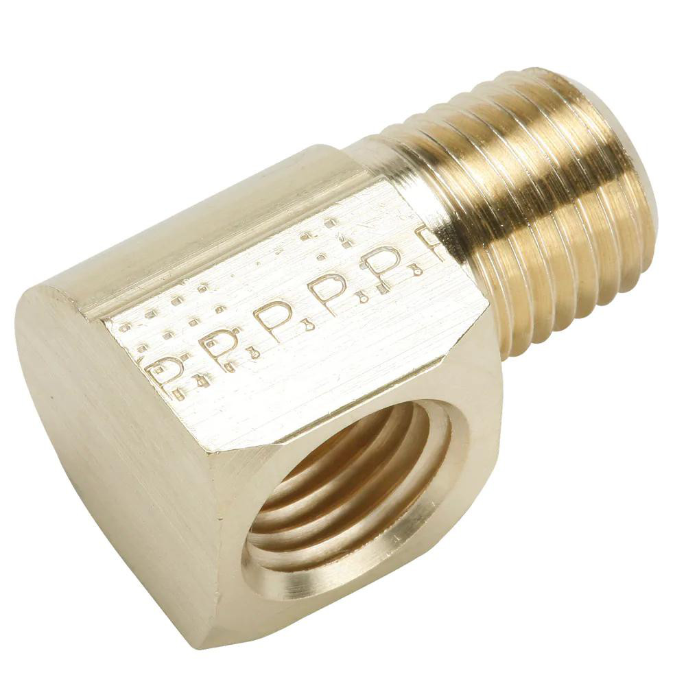 Merit Brass Brass Pipe Countersunk Plug: 3/8" Fitting, Threaded, MNPT x FNPT, Class 125, Lead Free - NLBS118HC-06