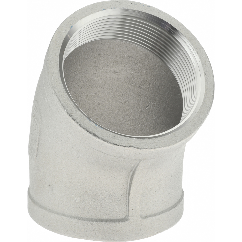 Merit Brass Pipe 45 deg Elbow: 2", 316 Stainless Steel - K602-32