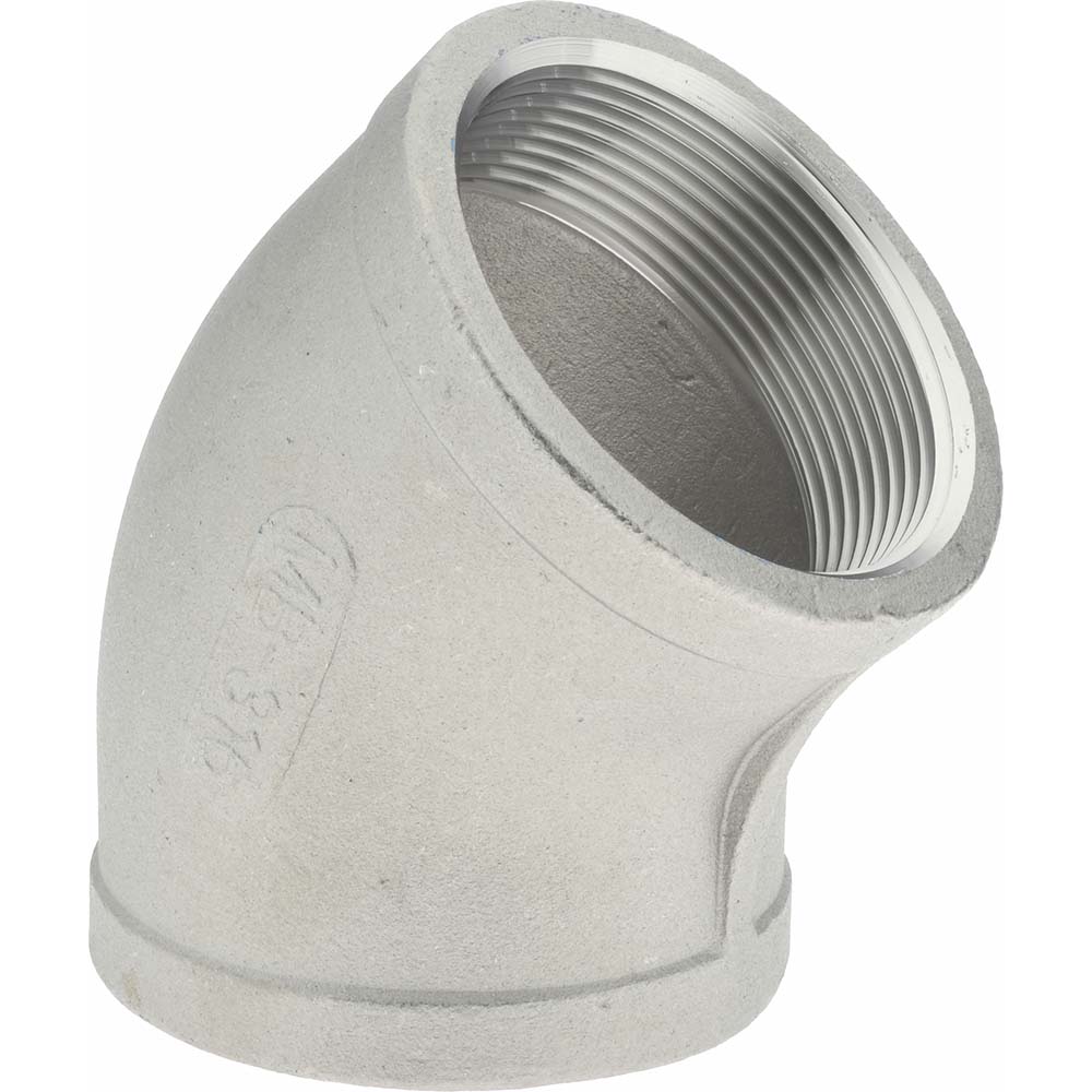 Merit Brass Pipe 45 deg Elbow: 2", 316 Stainless Steel - K602-32