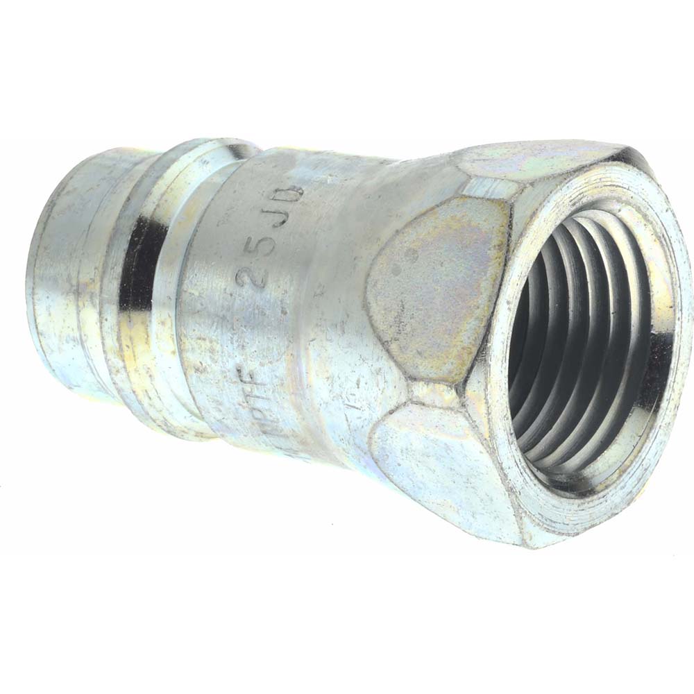 Parker Hydraulic Hose Female Pipe Rigid Fitting: 1/2", 1/2", 3,000 psi - 8010-4