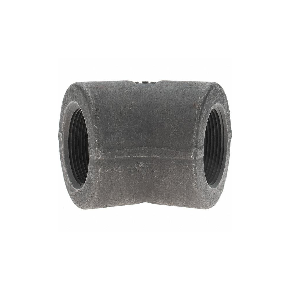 Anvil Black 45 deg Elbow: 1-1/2", Threaded - 0361111404