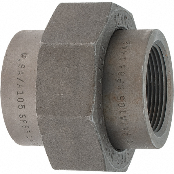 Anvil Black 45 deg Elbow: 1-1/2", Threaded - 0361111404