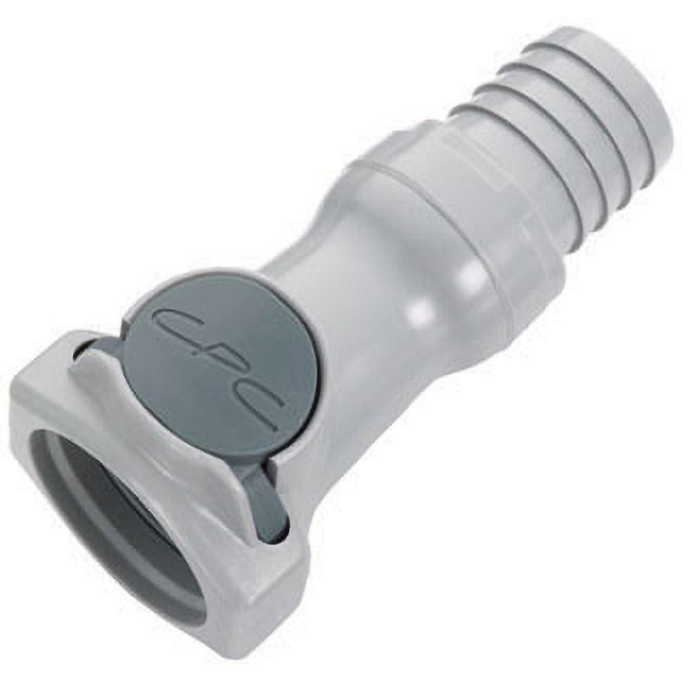 CPC Colder Products 3/8" Nominal Flow, 3/4" ID, Female, Inline Hose Barb-Female Socket - HFC171212