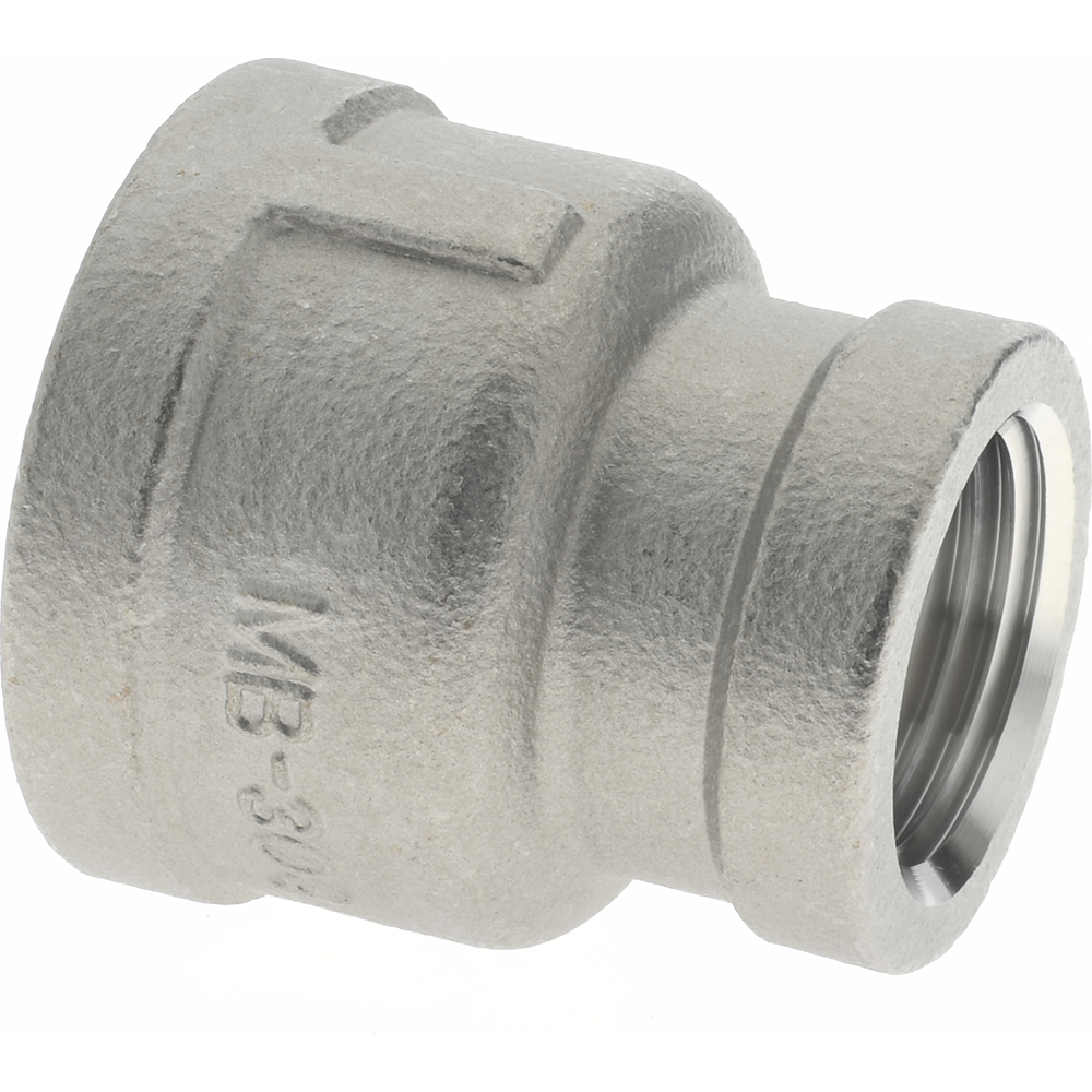 Merit Brass Pipe Reducer: 1/2 x 1/4", 304 Stainless Steel - K412-0804