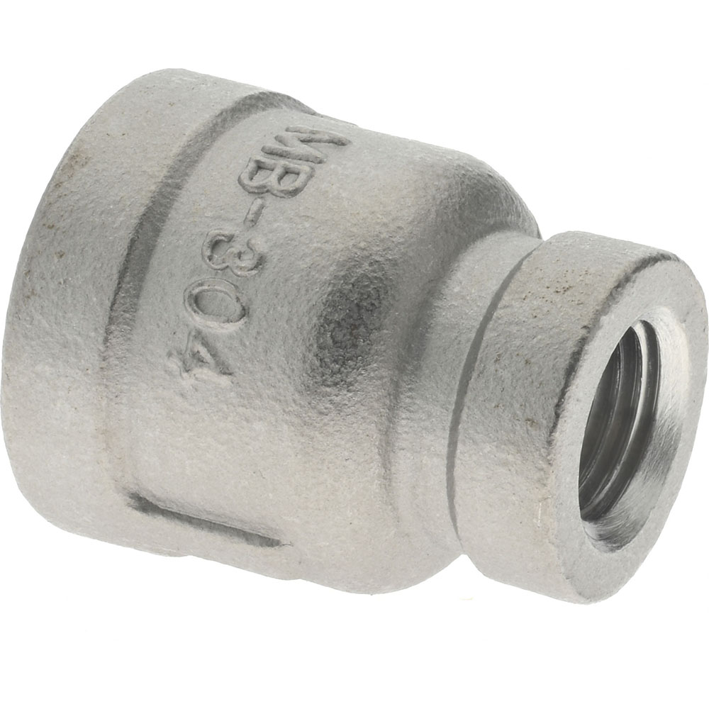 Merit Brass Pipe Reducer: 1/2 x 1/4", 304 Stainless Steel - K412-0804