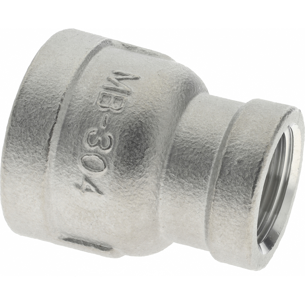 Merit Brass Pipe Reducer: 1/2 x 1/4", 304 Stainless Steel - K412-0804