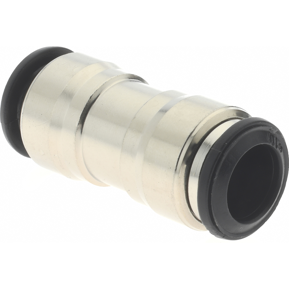 Aignep USA Push-to-Connect Tube x Tube Fitting: Union, 10.00 mm OD - 50040N-10