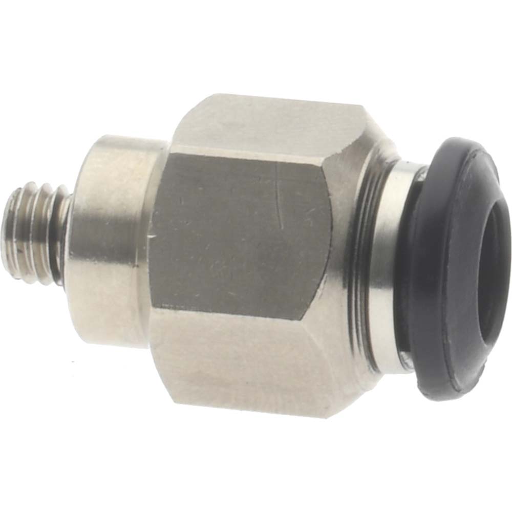 Aignep USA Push-to-Connect Tube x Tube Fitting: Union, 10.00 mm OD - 50040N-10