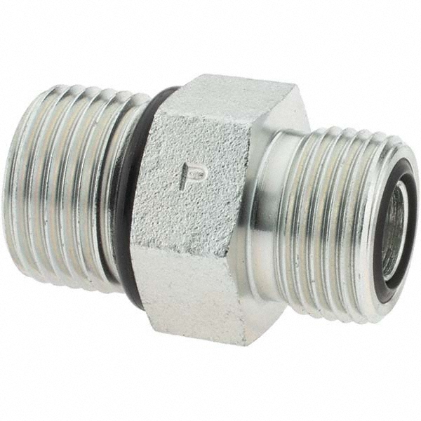 Parker Hydraulic Hose Adapter: 10 mm, 6,000 psi - KP80058