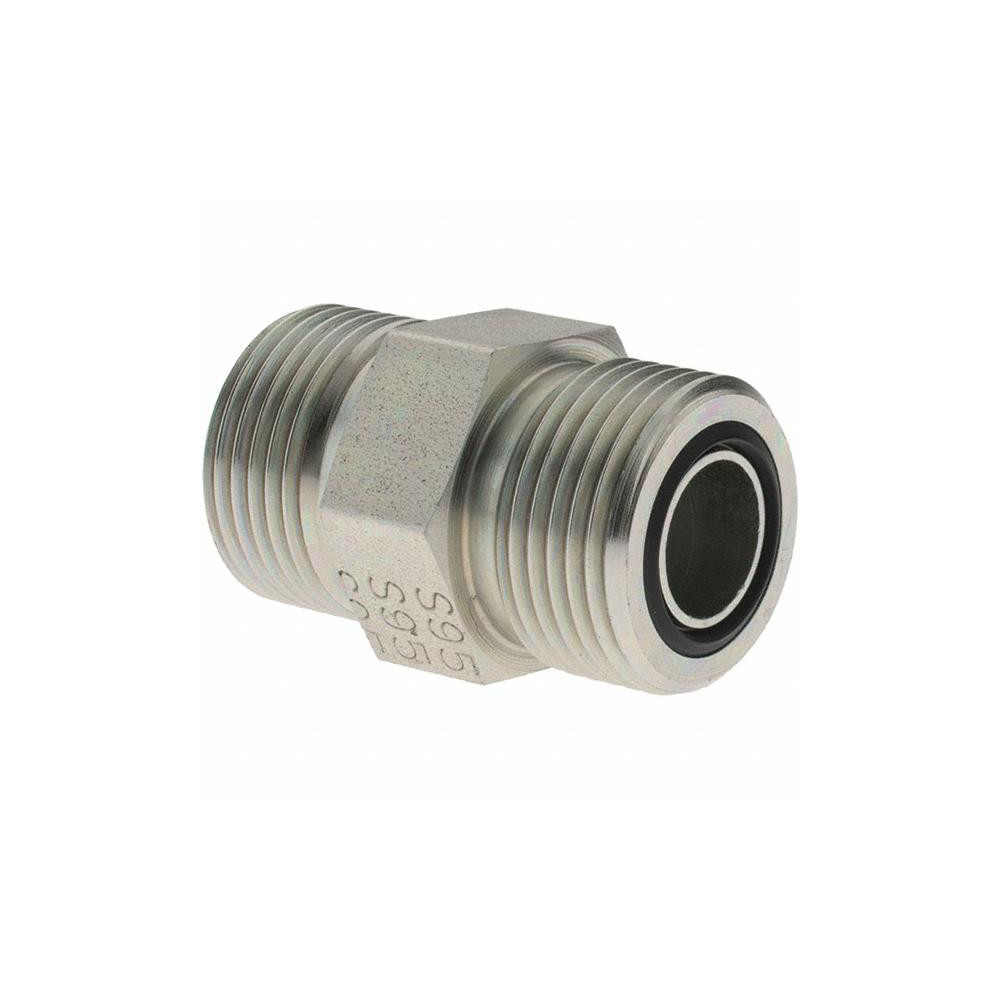 Parker Hydraulic Hose Adapter: 10 mm, 6,000 psi - KP80058