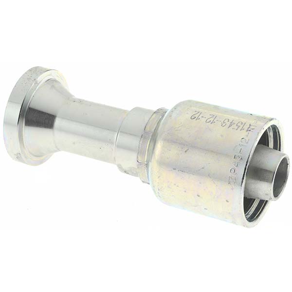 Parker Hydraulic Hose SAE Code 61 Flange Head Fitting: 0.75" ID, 12 mm, 3/4" - 11543-12-12